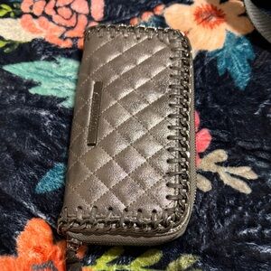 Steve Madden Quilted Metallic Wallet